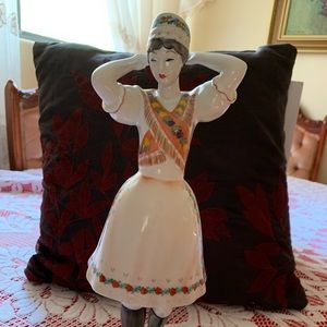 Traditional Hungarian ceramics. About 10 cm tall and are Hollohaza